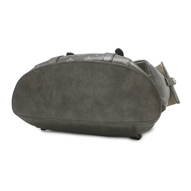 ルイヴィトン LOUIS VUITTON クリストファー MM M11521 ブラック レザー ブラッシュドモノグラムカウハイドレザー リュック・デイパック シルバー金具 ヴィンテージ調 バックパック