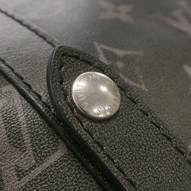ルイヴィトン LOUIS VUITTON クリストファー MM M11521 ブラック レザー ブラッシュドモノグラムカウハイドレザー リュック・デイパック シルバー金具 ヴィンテージ調 バックパック