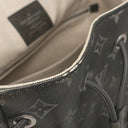 ルイヴィトン LOUIS VUITTON クリストファー MM M11521 ブラック レザー ブラッシュドモノグラムカウハイドレザー リュック・デイパック シルバー金具 ヴィンテージ調 バックパック
