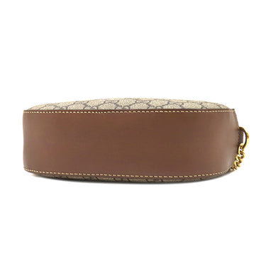 グッチ GUCCI GGスプリーム チェーンショルダー 779784 ベージュ×ブラウン GGスプリームキャンバス レザー ショルダーバッグ ゴールド金具 PVC×レザー