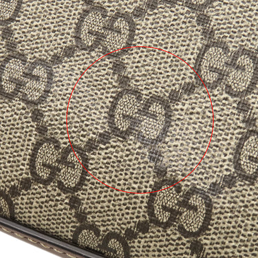 グッチ GUCCI GGスプリーム チェーンショルダー 779784 ベージュ×ブラウン GGスプリームキャンバス レザー ショルダーバッグ ゴールド金具 PVC×レザー