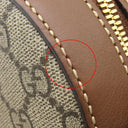 グッチ GUCCI GGスプリーム チェーンショルダー 779784 ベージュ×ブラウン GGスプリームキャンバス レザー ショルダーバッグ ゴールド金具 PVC×レザー