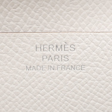エルメス HERMES ベアンスフレ グリペール ヴォーエプソン 長財布 シルバー金具 二つ折り 2023年製