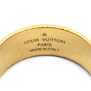 ルイヴィトン LOUIS VUITTON リングネックレス モノグラム M80189 ゴールド GP ネックレス ペンダント ロゴ ラウンドプレート リング モノグラム