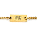 ルイヴィトン LOUIS VUITTON リングネックレス モノグラム M80189 ゴールド GP ネックレス ペンダント ロゴ ラウンドプレート リング モノグラム