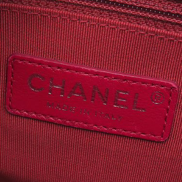 シャネル CHANEL ガブリエル ドゥ シャネル ホーボー ブラック レザー 2WAYバッグ マットゴールド金具 黒 トリコロール金具