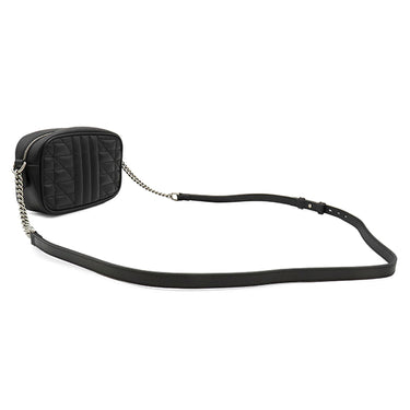 グッチ GUCCI GGマーモント ミニ カメラバッグ 634936 ブラック レザー シェブロンキルティングレザー ショルダーバッグ マットシルバー金具 ダブルG