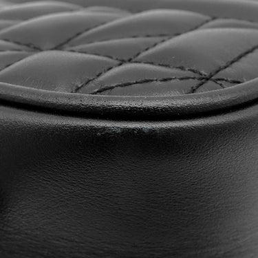 グッチ GUCCI GGマーモント ミニ カメラバッグ 634936 ブラック レザー シェブロンキルティングレザー ショルダーバッグ マットシルバー金具 ダブルG