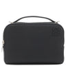 ロエベ LOEWE クロスボディ カメラバッグ ミニ ブラック レザー ソフトグレインカーフ ショルダーバッグ シルバー金具 黒