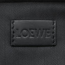 ロエベ LOEWE クロスボディ カメラバッグ ミニ ブラック レザー ソフトグレインカーフ ショルダーバッグ シルバー金具 黒
