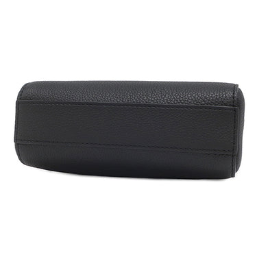 ロエベ LOEWE クロスボディ カメラバッグ ミニ ブラック レザー ソフトグレインカーフ ショルダーバッグ シルバー金具 黒
