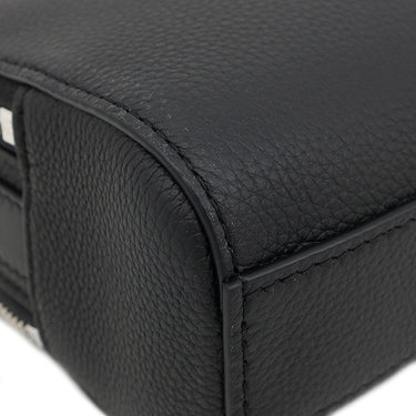 ロエベ LOEWE クロスボディ カメラバッグ ミニ ブラック レザー ソフトグレインカーフ ショルダーバッグ シルバー金具 黒