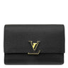 ルイヴィトン LOUIS VUITTON ポルトフォイユカプシーヌ コンパクト M62157 ノワール×ホットピンク レザー トリヨンレザー 三つ折り財布 ゴールド金具 黒 ピンク ブラック金具