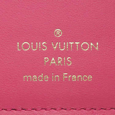 ルイヴィトン LOUIS VUITTON ポルトフォイユカプシーヌ コンパクト M62157 ノワール×ホットピンク レザー トリヨンレザー 三つ折り財布 ゴールド金具 黒 ピンク ブラック金具