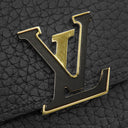 ルイヴィトン LOUIS VUITTON ポルトフォイユカプシーヌ コンパクト M62157 ノワール×ホットピンク レザー トリヨンレザー 三つ折り財布 ゴールド金具 黒 ピンク ブラック金具