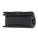 シャネル CHANEL ボーイシャネル ミニ チェーンショルダー A67364 ブラック レザー ショルダーバッグ ゴールド金具 黒