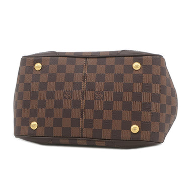 ルイヴィトン LOUIS VUITTON ヴェローナ PM N41117 ダミエエベヌ ダミエキャンバス ハンドバッグ ゴールド金具 茶