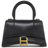 バレンシアガ BALENCIAGA Hourglass ハンドバッグ XS 592833 ブラック レザー 2WAYバッグ ゴールド金具 黒 ハンドバッグ ショルダー