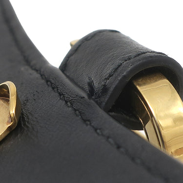 バレンシアガ BALENCIAGA Hourglass ハンドバッグ XS 592833 ブラック レザー 2WAYバッグ ゴールド金具 黒 ハンドバッグ ショルダー