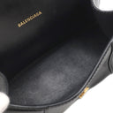 バレンシアガ BALENCIAGA Hourglass ハンドバッグ XS 592833 ブラック レザー 2WAYバッグ ゴールド金具 黒 ハンドバッグ ショルダー