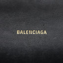 バレンシアガ BALENCIAGA Hourglass ハンドバッグ XS 592833 ブラック レザー 2WAYバッグ ゴールド金具 黒 ハンドバッグ ショルダー