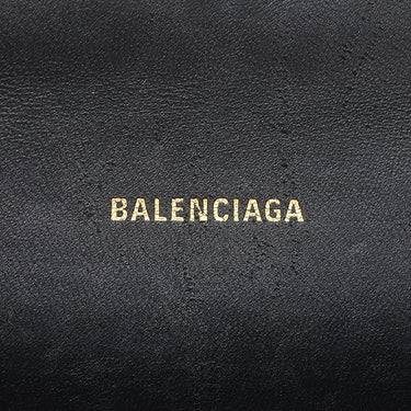 バレンシアガ BALENCIAGA Hourglass ハンドバッグ XS 592833 ブラック レザー 2WAYバッグ ゴールド金具 黒 ハンドバッグ ショルダー