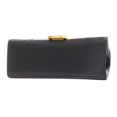 バレンシアガ BALENCIAGA Hourglass ハンドバッグ XS 592833 ブラック レザー 2WAYバッグ ゴールド金具 黒 ハンドバッグ ショルダー