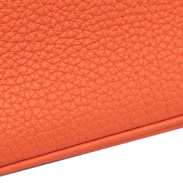 エルメス HERMES バーキン 25 カプシーヌ トゴ ハンドバッグ シルバー金具 赤