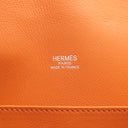 エルメス Hermes ケリー ロング ポシェット オレンジ ヴォースイフト ハンドバッグ シルバー金具 クラッチバッグ