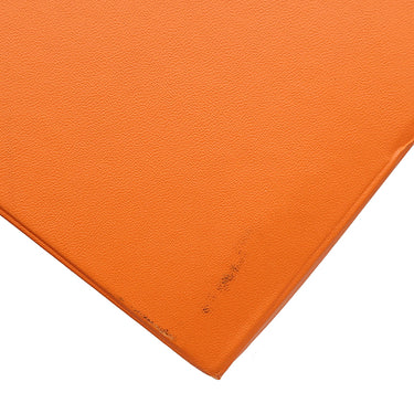エルメス Hermes ケリー ロング ポシェット オレンジ ヴォースイフト ハンドバッグ シルバー金具 クラッチバッグ