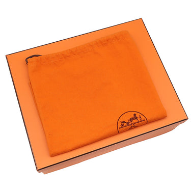 エルメス Hermes ケリー ロング ポシェット オレンジ ヴォースイフト ハンドバッグ シルバー金具 クラッチバッグ