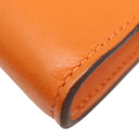 エルメス Hermes ケリー ロング ポシェット オレンジ ヴォースイフト ハンドバッグ シルバー金具 クラッチバッグ