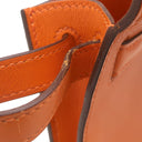 エルメス Hermes ケリー ロング ポシェット オレンジ ヴォースイフト ハンドバッグ シルバー金具 クラッチバッグ