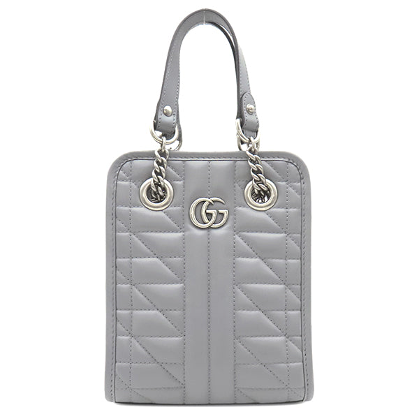 グッチ GUCCI GGマーモント ミニ ショルダー 696123 グレー グッチ GUCCI GGマーモント ミニ ショルダー 696123 グレー
