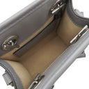 グッチ GUCCI GGマーモント ミニ ショルダー 696123 グレー レザー 2WAYバッグ シルバー金具 GGロゴ ハンドバッグ