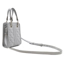 グッチ GUCCI GGマーモント ミニ ショルダー 696123 グレー レザー 2WAYバッグ シルバー金具 GGロゴ ハンドバッグ
