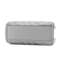 グッチ GUCCI GGマーモント ミニ ショルダー 696123 グレー レザー 2WAYバッグ シルバー金具 GGロゴ ハンドバッグ