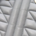 グッチ GUCCI GGマーモント ミニ ショルダー 696123 グレー レザー 2WAYバッグ シルバー金具 GGロゴ ハンドバッグ