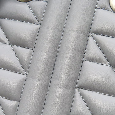 グッチ GUCCI GGマーモント ミニ ショルダー 696123 グレー レザー 2WAYバッグ シルバー金具 GGロゴ ハンドバッグ