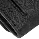 ミュウミュウ MIU MIU 二つ折り ロゴプレート 5MH109 NERO ゴートレザー マドラス 長財布 ゴールド金具 黒 ロングウォレット カードケース付き