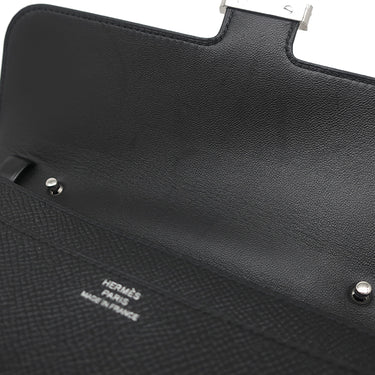 エルメス HERMES コンスタンス トゥーゴー ブラック ヴォーエプソン 長財布 シルバー金具 黒 2025年製