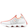 エルメス HERMES エクレール H2210982Z ホワイト×オレンジ ファブリック #41.5 スニーカー Hロゴ スリッポン ニット メッシュ ソルド品