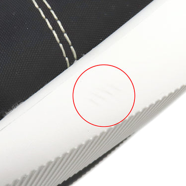 エルメス HERMES アンヴォル H221894Z ブラック キャンバス スウェード #41 スニーカー 黒 白ステッチ Envol