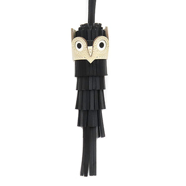 エルメス HERMES シュエット ブラック×グリミスティ×クレ アニョーミロ ヴォースイフト バッグチャーム 新品 未使用 黒 グレー フクロウ 2025年製