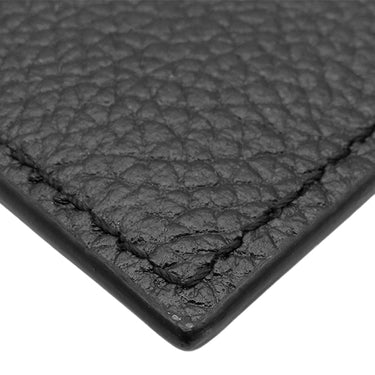 バレンシアガ BALENCIAGA ロゴ フラグメントケース 594548 ブラック レザー コインケース ゴールド金具 黒 ネックポーチ カードケース