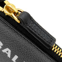 バレンシアガ BALENCIAGA ロゴ フラグメントケース 594548 ブラック レザー コインケース ゴールド金具 黒 ネックポーチ カードケース