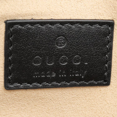 グッチ GUCCI GGマーモント ミニバッグ 476433 ブラック レザー シェブロンキルティングレザー ショルダーバッグ ヴィンテージ金具 ダブルG