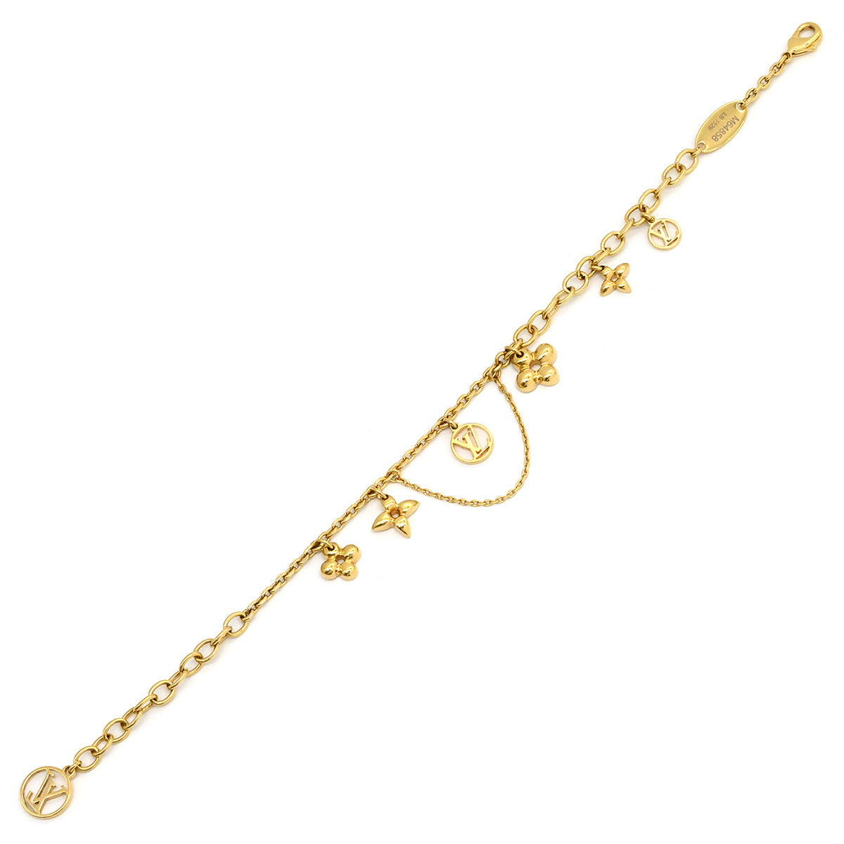 ルイヴィトン LOUIS VUITTON ブラスレ ブルーミング M64858 ゴールド