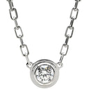 カルティエ Cartier ダムール SM B7215900 ホワイトゴールド K18WG ダイヤモンド ネックレス ダイヤモンド 18K Au750 WG
