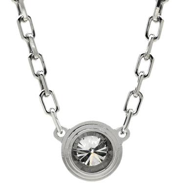 カルティエ Cartier ダムール SM B7215900 ホワイトゴールド K18WG ダイヤモンド ネックレス ダイヤモンド 18K Au750 WG